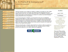 Tablet Screenshot of lhfrishkoff.com